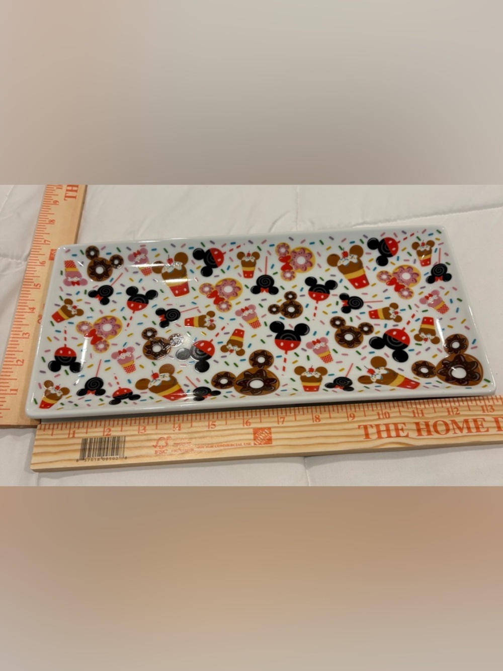 Disney Multicolor Mickey Treats Dessert Tray